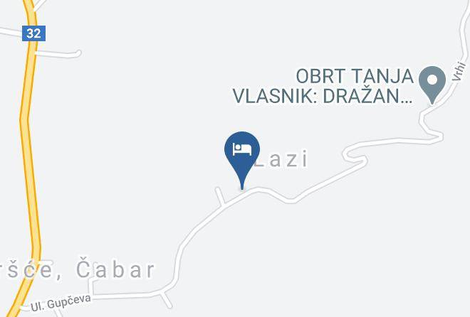 Cabar - Gorski Lazi Maps