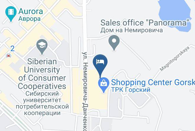 Novosibirsk - Gorskiy City Hotel Maps