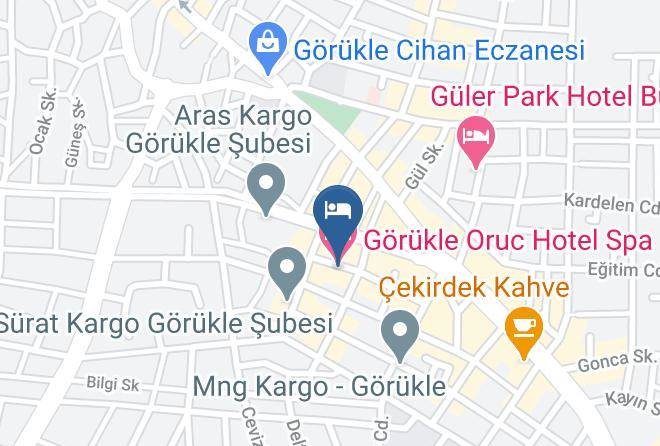 Nilufer - Gorukle Oruc Hotel & Spa Maps