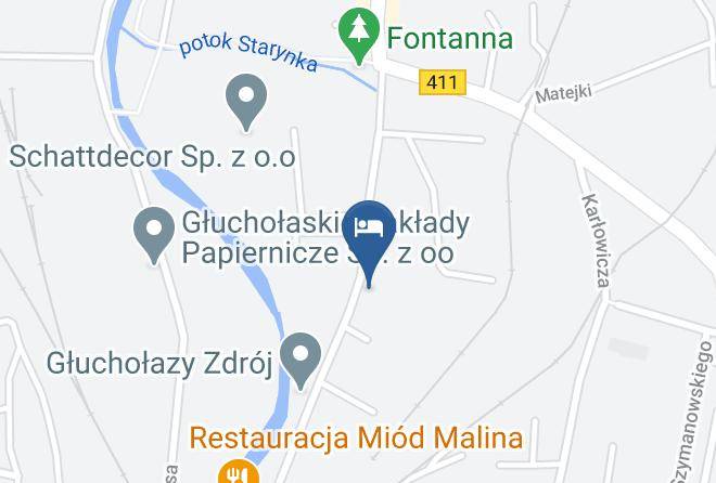 Nyski - Gosciniec Glucholazy Zdroj Maps