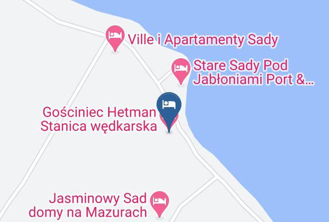 Mragowski - Gosciniec Hetman Stanica Wedkarska Maps