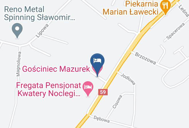 Gizycki - Gosciniec Mazurek Maps