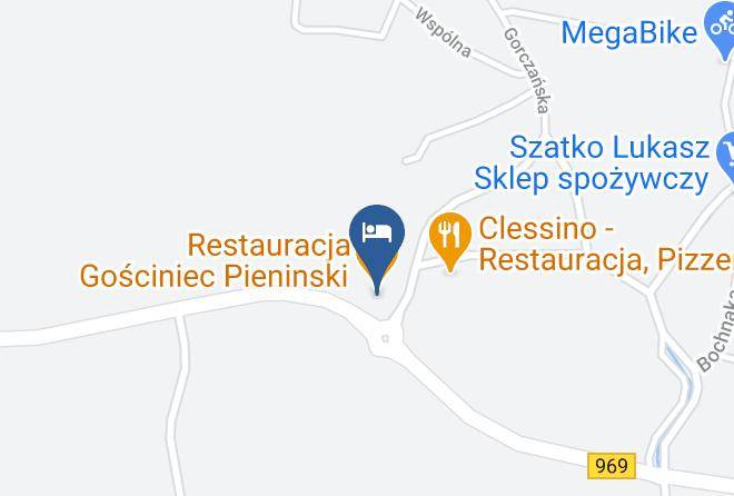 Gosciniec Pieninski Map