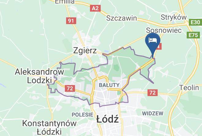 Lodz - Gosciniec U Zawierki Maps