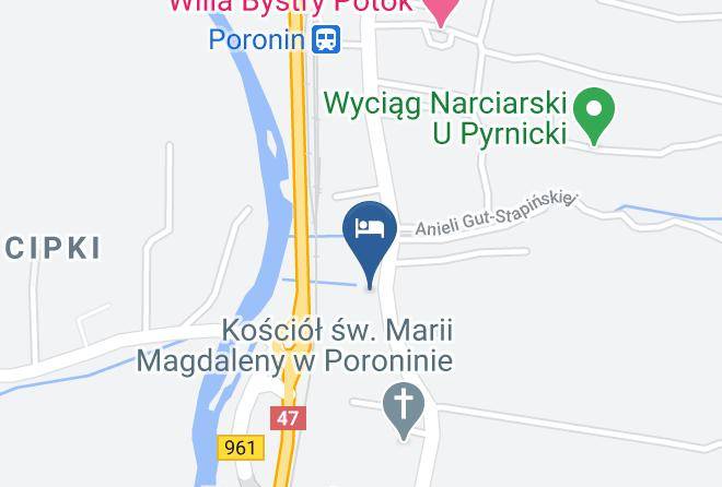 Tatrzanski - Gospodarstwo Agroturystyczne Bustrycki Maps