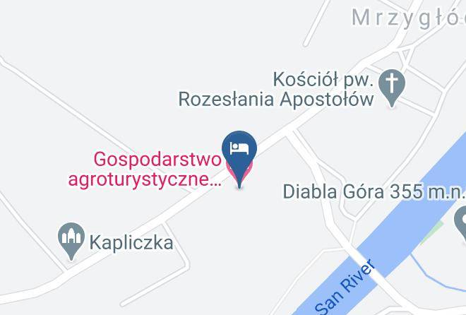 Sanocki - Gospodarstwo Agroturystyczne Umilenie Maps