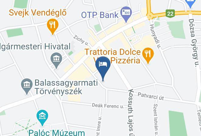 Balassagyarmat - Gosser Club Panzio Es Etterem Maps