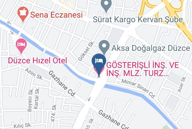 Duzce Cedidiye - Gosterisli Ins Ve Ins Mlz Turz Otl San Tic Ltd Sti Maps