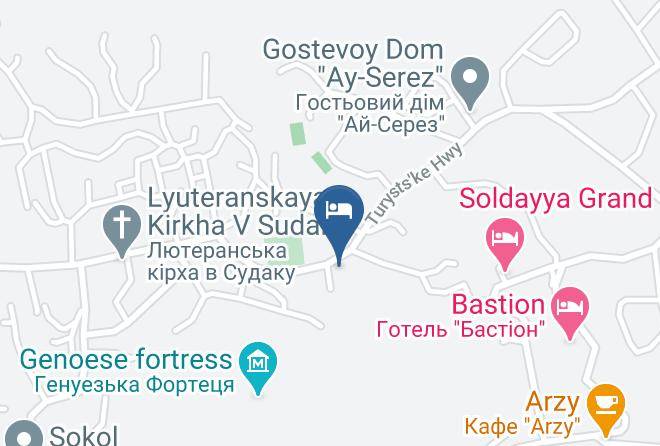 Sudak - Gostevoy Dom 7ya Maps