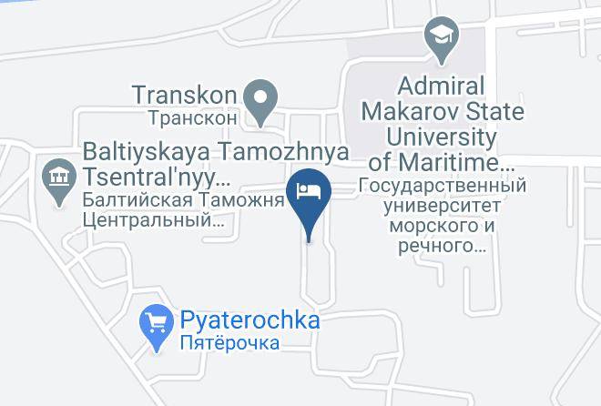 Saint Petersburg - Gostevoy Dom Akvarel' Maps