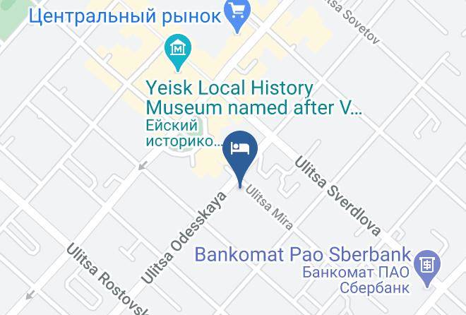 Yeysky District - Gostevoy Dom Akvarel' Maps