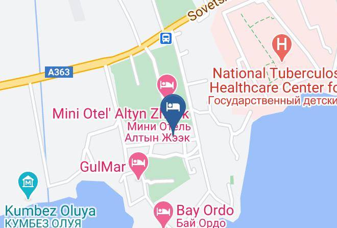 Ysyk Kol Region - Gostevoy Dom Aliya Maps