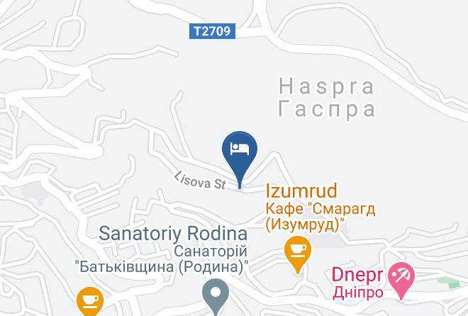 Yalta - Gostevoy Dom Anni Maps