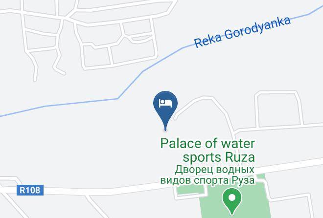 Gostevoy Dom Apart Ruza Carta Geografica - Moscow - Ruzsky District