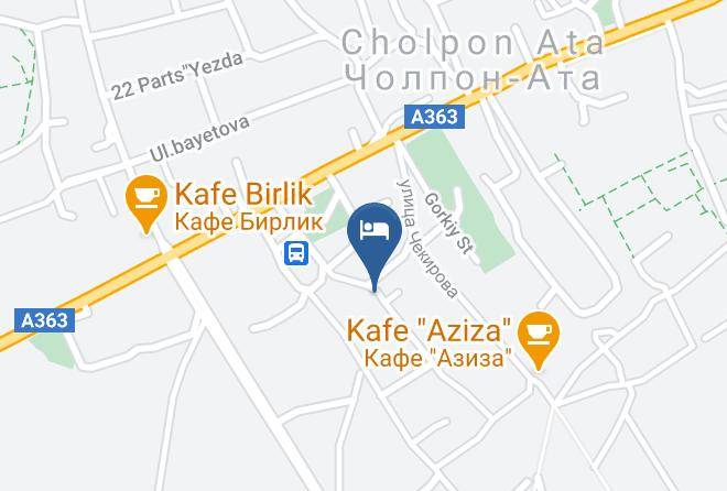 Ysyk Kol Region - Gostevoy Dom Arbat Maps