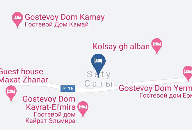 Kazakhstan - Gostevoy Dom Arkabay Karlygash Maps