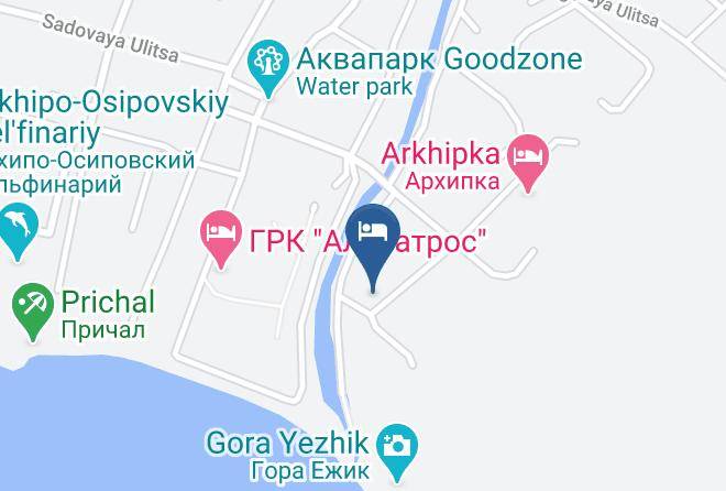 Gelendzhik - Gostevoy Dom Arkhidey Maps