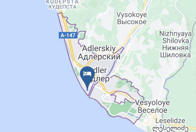 Sochi - Gostevoy Dom Chernoye More Maps