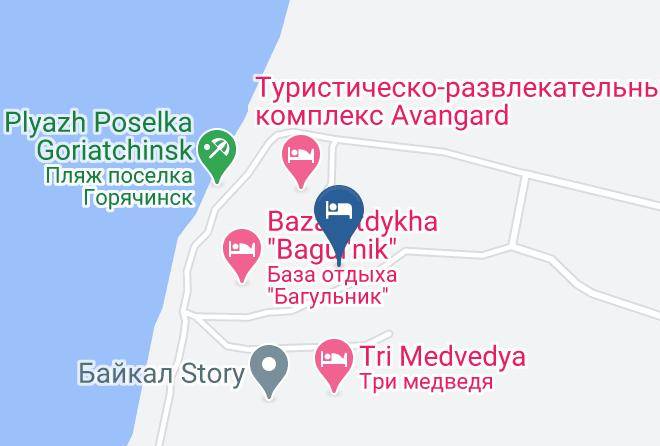 Pribaykalsky District - Gostevoy Dom Darkhan Maps