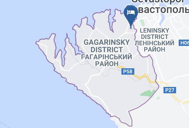 Sebastopol - Gostevoy Dom Del'ta Maps