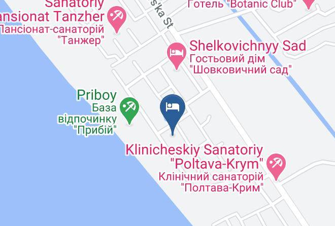 Saky - Gostevoy Dom Derevyannyy Maps