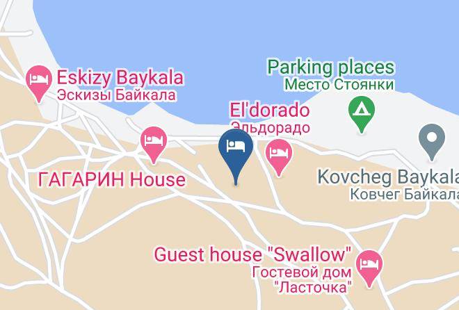 Olkhonsky District - Gostevoy Dom Dykhaniye Baykala Maps