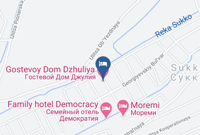 Anapa - Gostevoy Dom Dzhuliya Maps