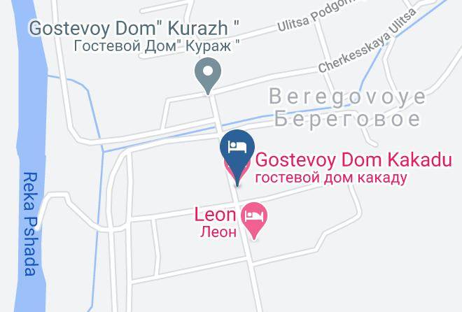 Gelendzhik - Gostevoy Dom Kakadu Maps