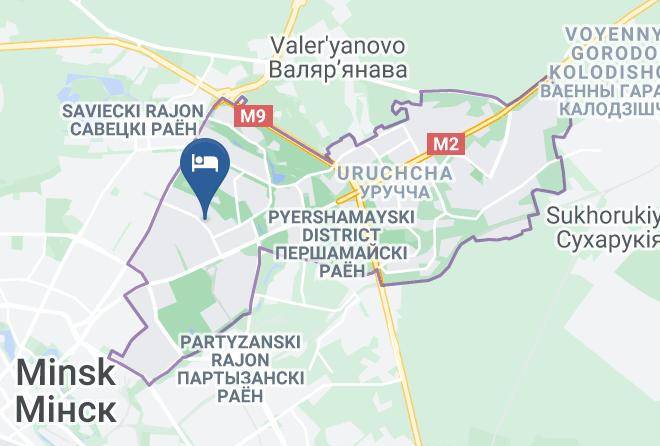 Minsk - Gostevoy Dom Kameliya Maps