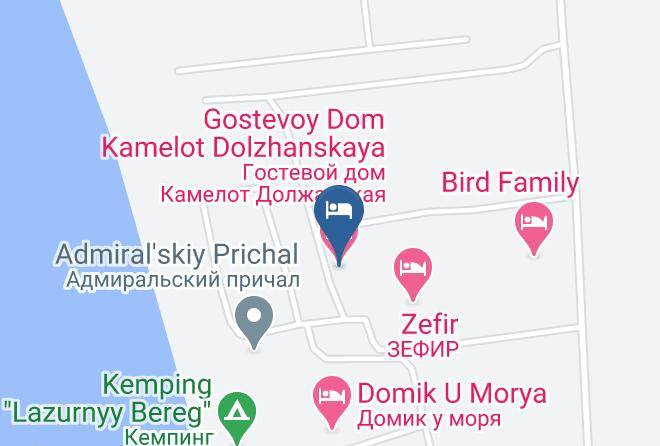 Yeysky District - Gostevoy Dom Kamelot Dolzhanskaya Maps