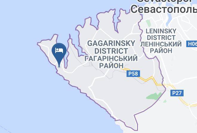 Sebastopol - Gostevoy Dom Katrina Maps