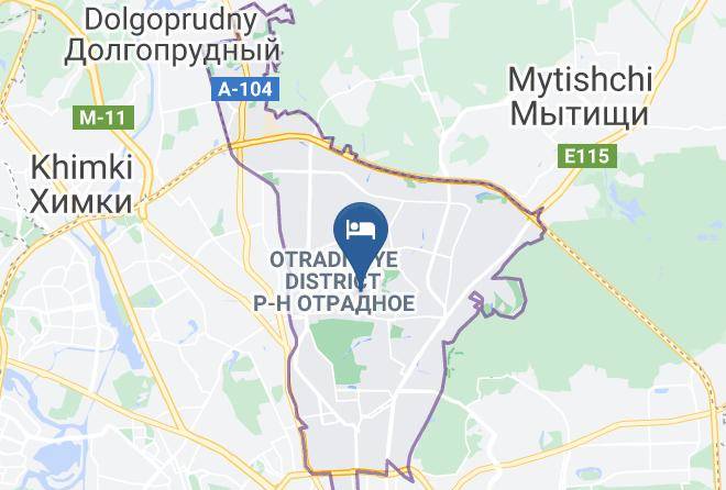 Moscow - Gostevoy Dom Kokos Maps