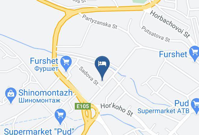 Alushta - Gostevoy Dom Lyudmila Maps
