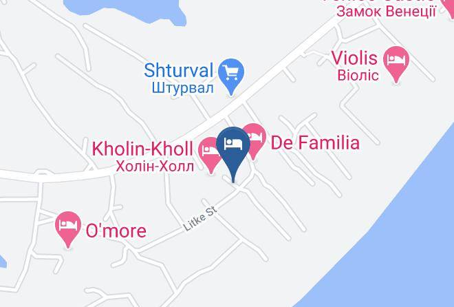Berdyans K - Gostevoy Dom Marina Maps