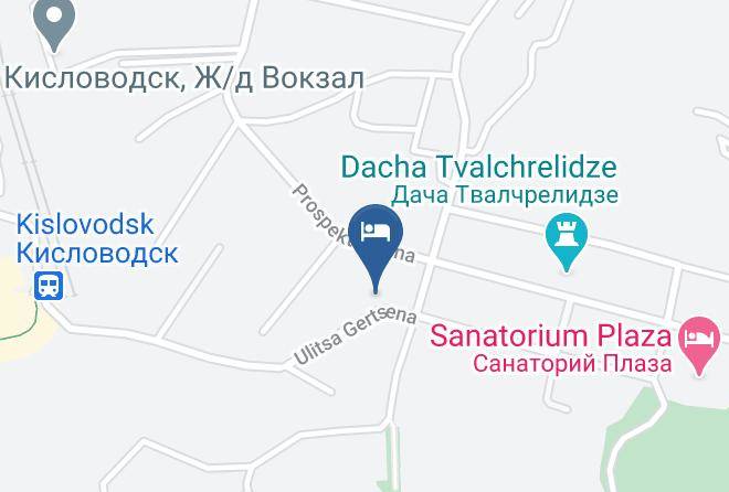 Kislovodsk - Gostevoy Dom Na Gertsena Maps