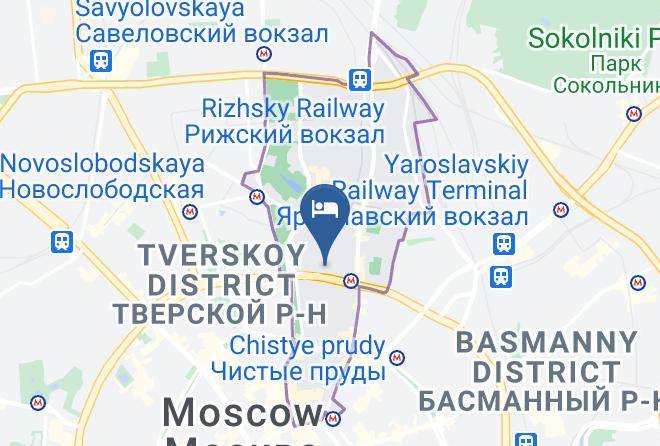 Moscow - Gostevoy Dom Na Meshchanke Maps