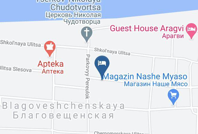Anapa - Gostevoy Dom Na Slesova 67 Maps