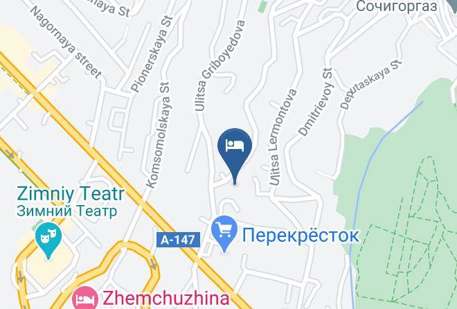 Sochi - Gostevoy Dom Na Ulitse Uchitel'skaya Maps