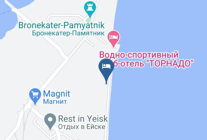 Yeysky District - Gostevoy Dom Na Vodnike Maps
