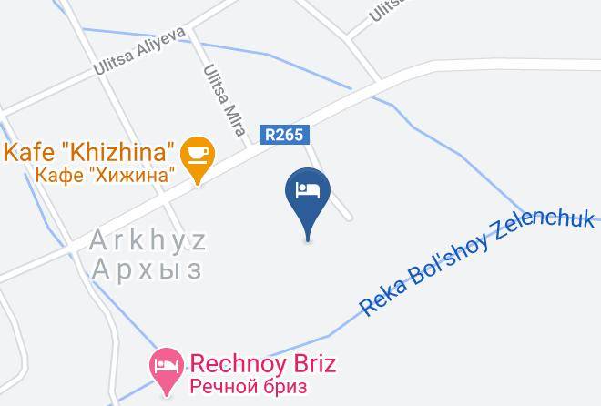 Zelenchuksky District - Gostevoy Dom Namira Maps