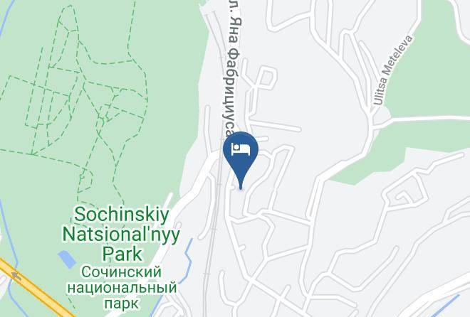 Sochi - Gostevoy Dom On Fabritsius Maps