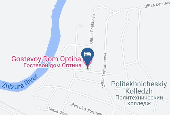 Kozelsky District - Gostevoy Dom Optina Maps