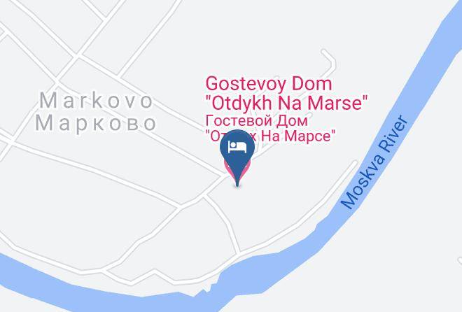 Gostevoy Dom Otdykh Na Marse Carta Geografica - Moscow - Ruzsky District