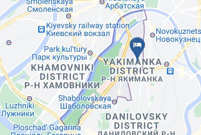 Moscow - Gostevoy Dom Polyanka Maps