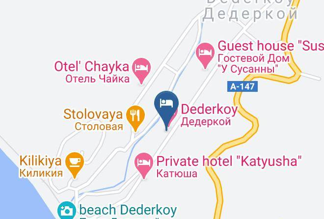 Tuapsinsky District - Gostevoy Dom Primorskaya Rakushka Maps
