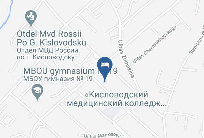 Kislovodsk - Gostevoy Dom Sava Maps