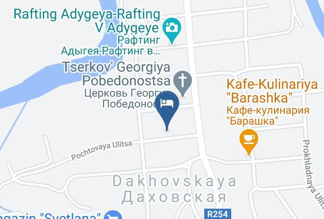Maykopsky District - Gostevoy Dom Semeynyy Na Pochtovoy Maps
