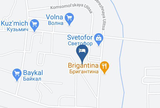 Slyudyansky District - Gostevoy Dom Severnyye Sklony Maps