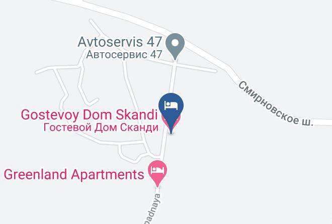 Vyborgsky District - Gostevoy Dom Skandi Maps