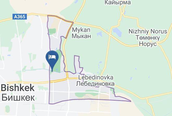 Bishkek - Gostevoy Dom Skazka Maps